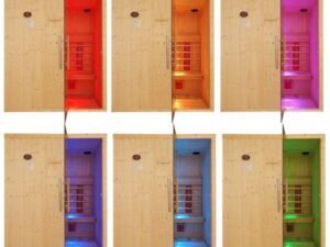 Infrared sauna lighting
